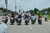 Happy Wedding Team Bike Rally at Guntur
